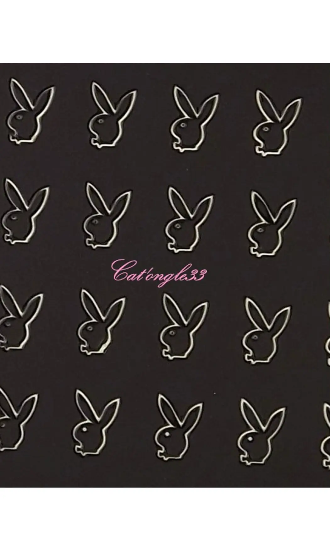 Stickers peel off lapin