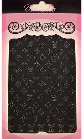 Stickers peel off LV