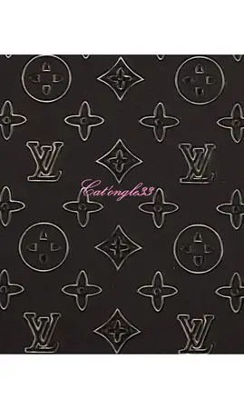 Stickers peel off LV
