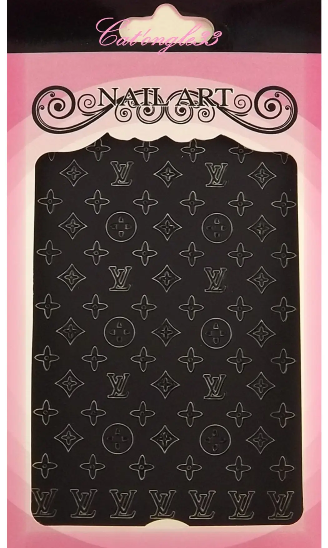 Stickers peel off LV