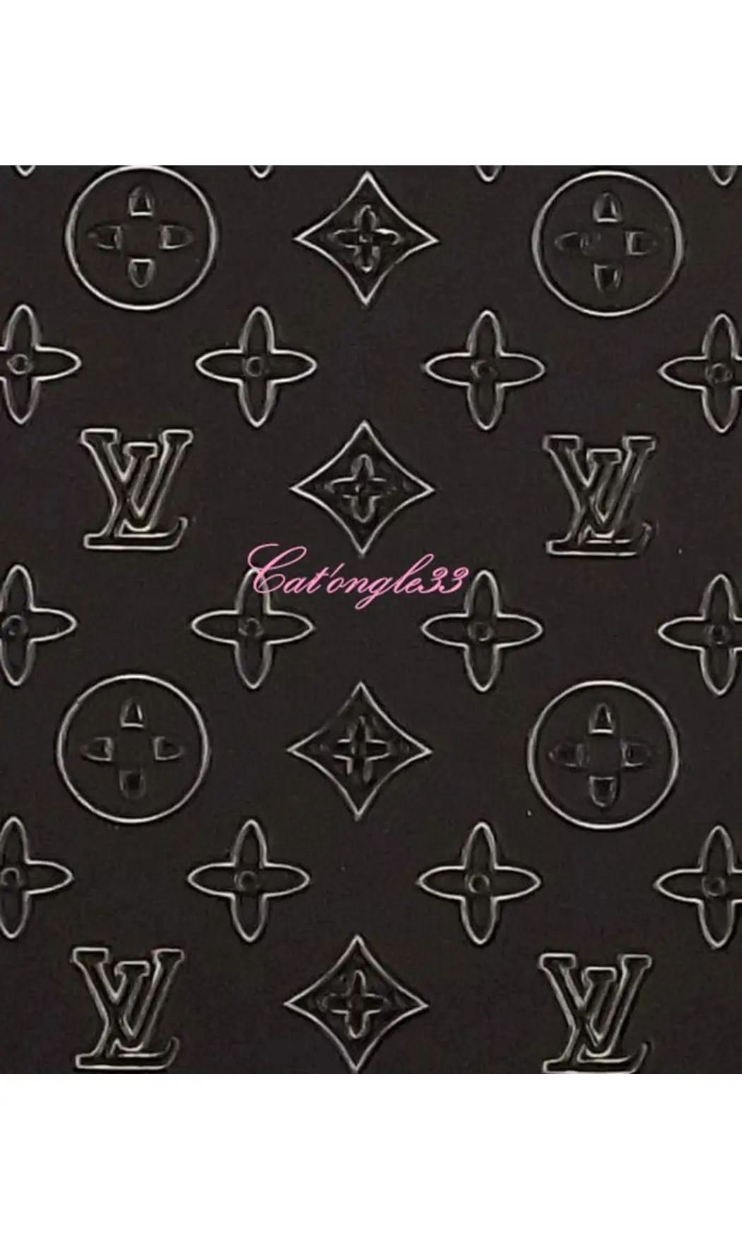 Stickers peel off LV