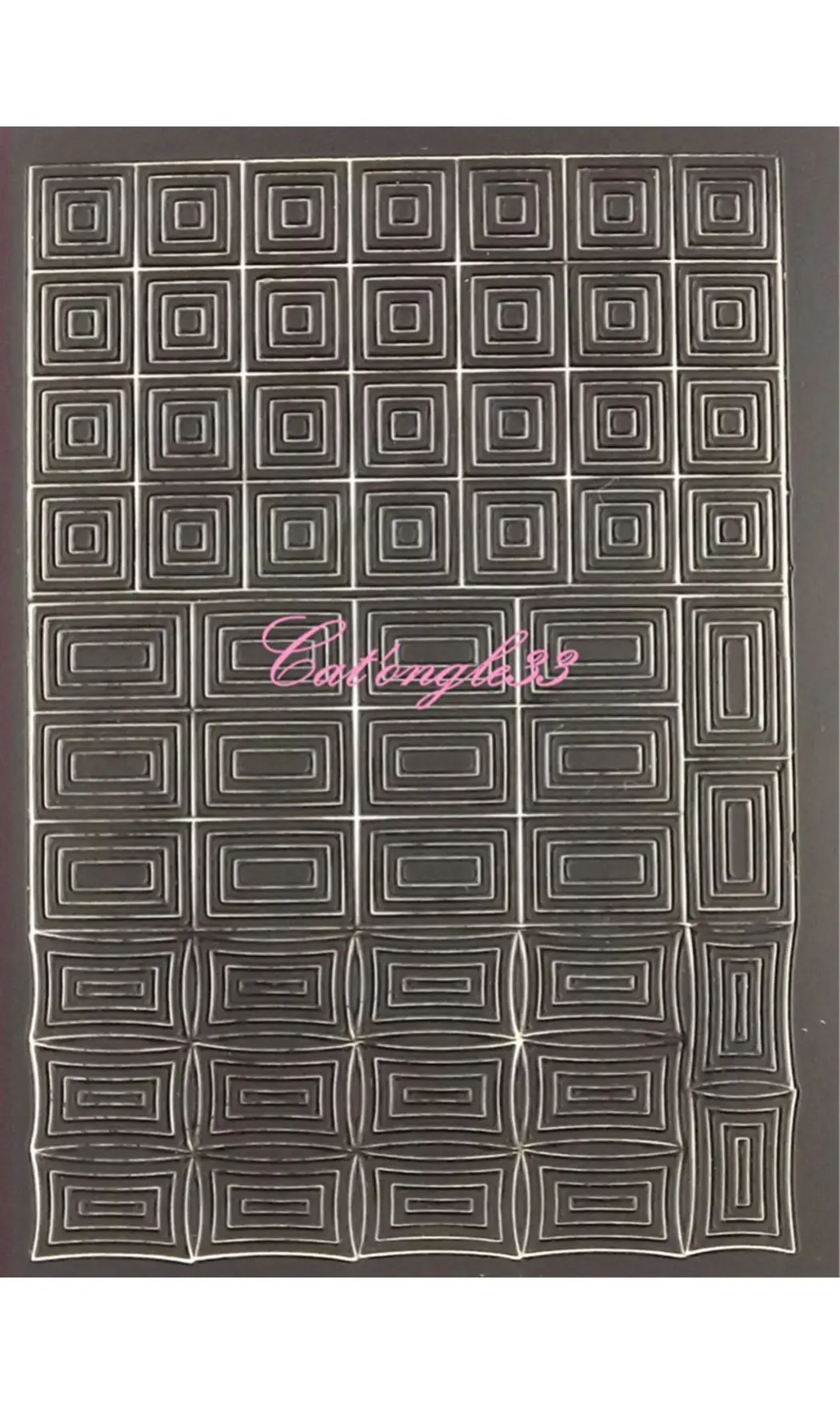 Stickers peel off rectangle carré