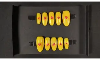 Press on nails Belle fleurs - Taille M