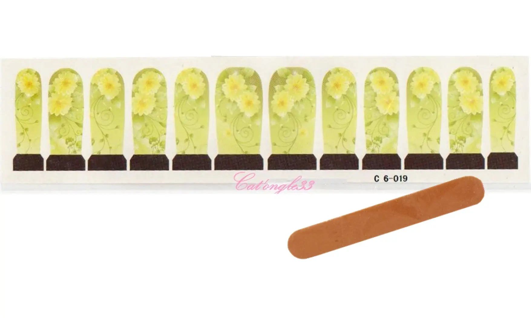 Water decal C6-019