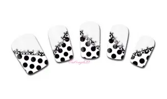 Water decal french rond noir XF1304