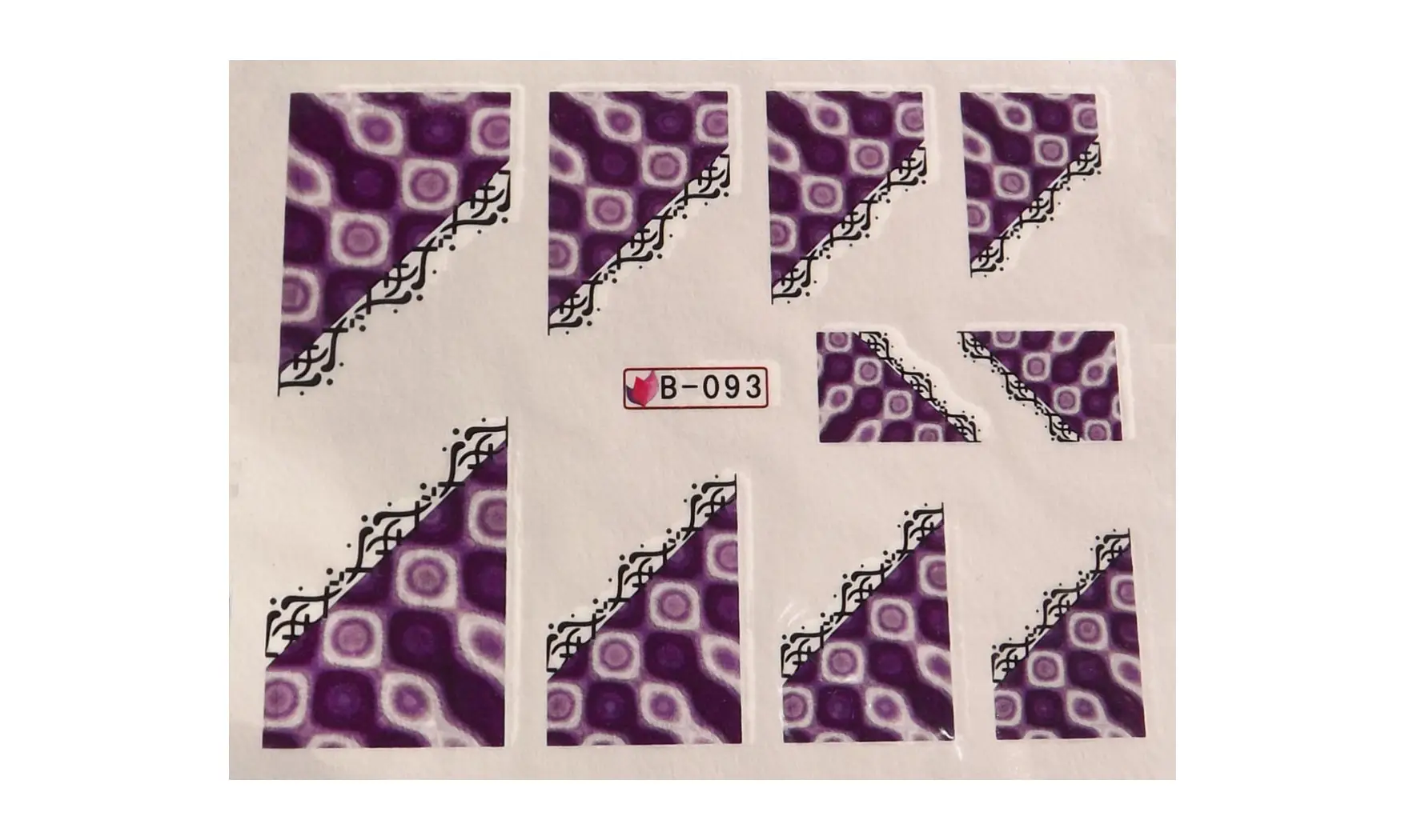 Water decal french violet parme B-093