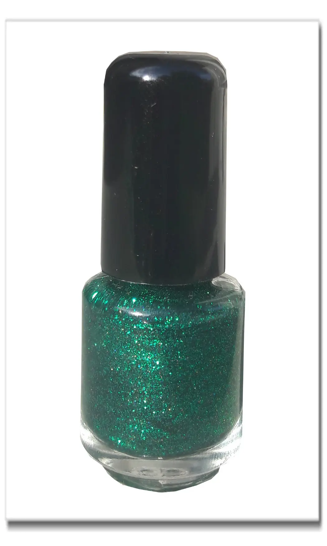 Mini vernis vert paillette 61