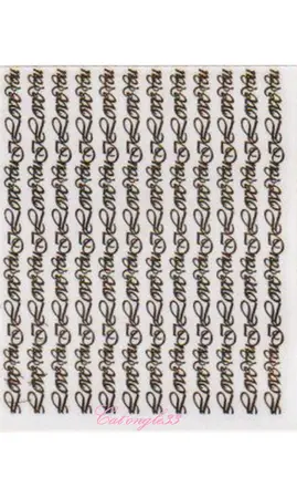 Stickers 18K love you C16