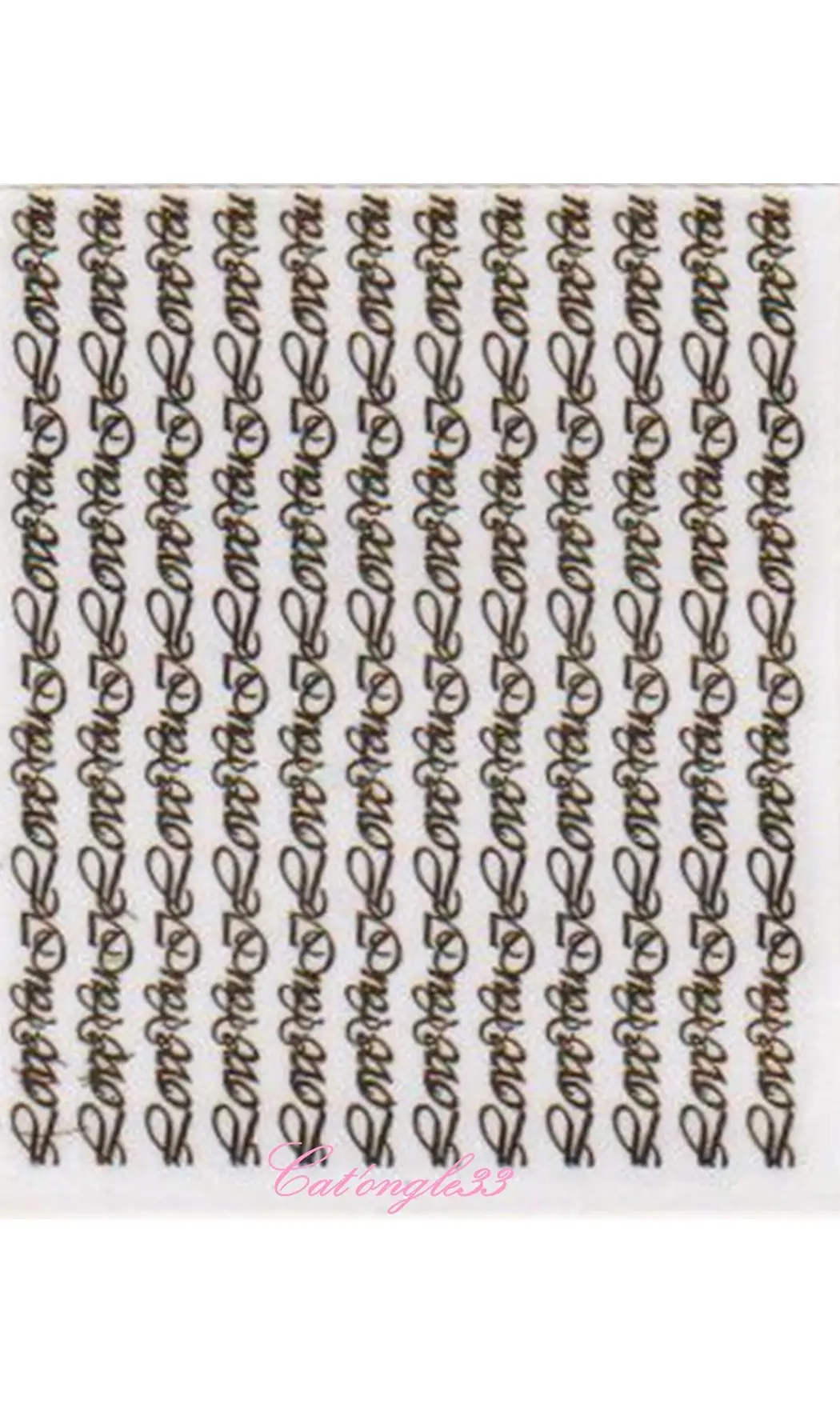 Stickers 18K love you C16