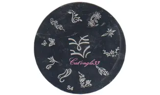 Plaque stamping S04 nail art