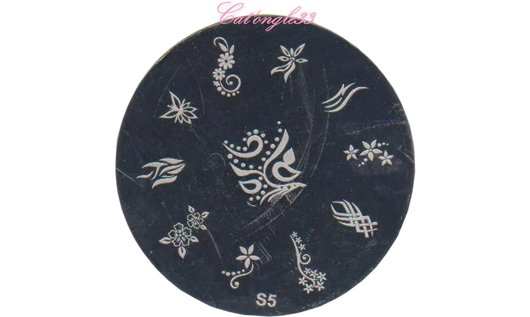 Plaque stamping S05 nail art