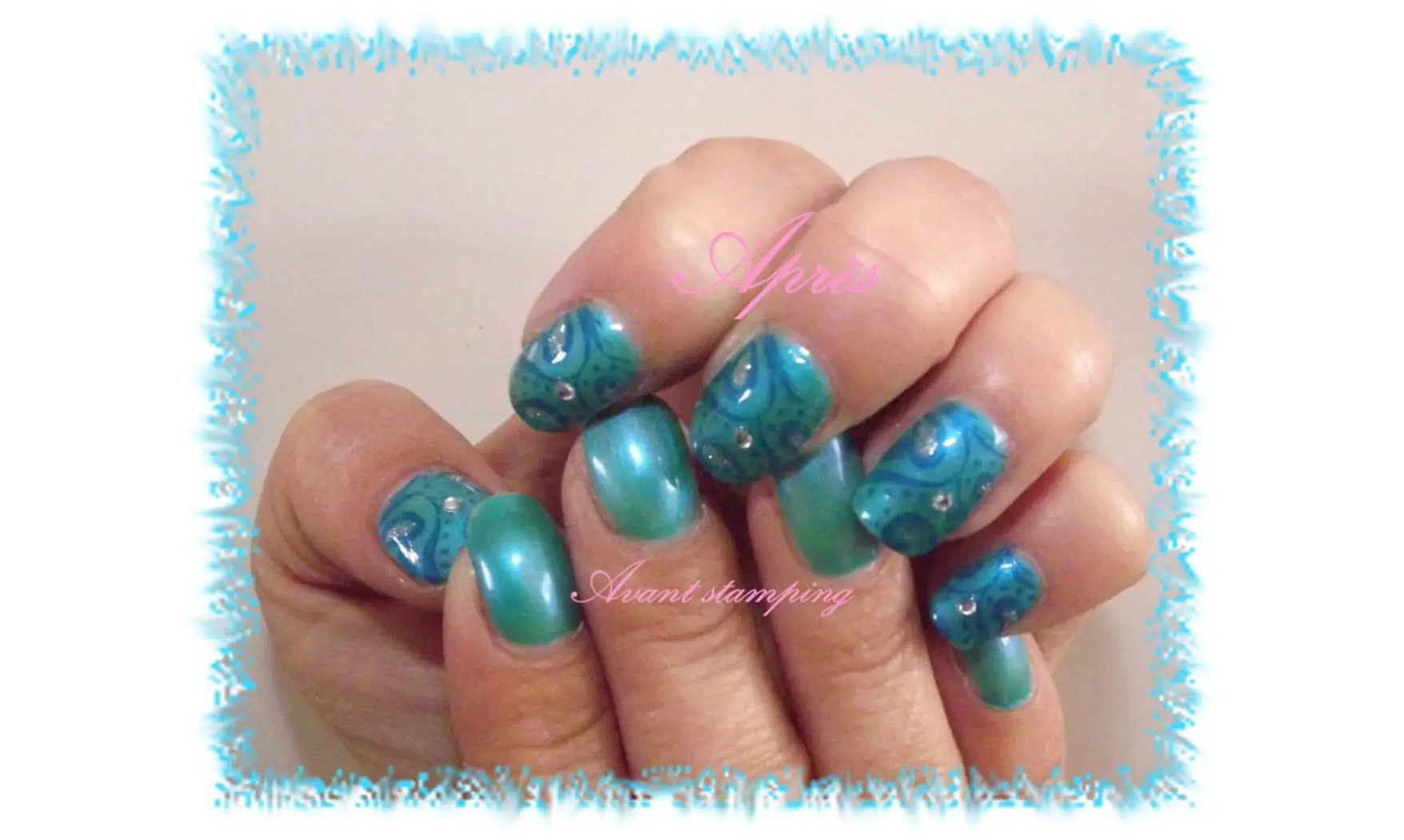 Plaque stamping S05 nail art