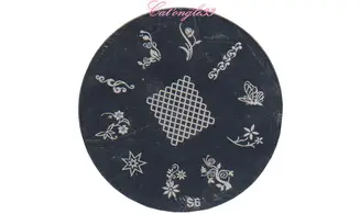 Plaque stamping S06 nail art