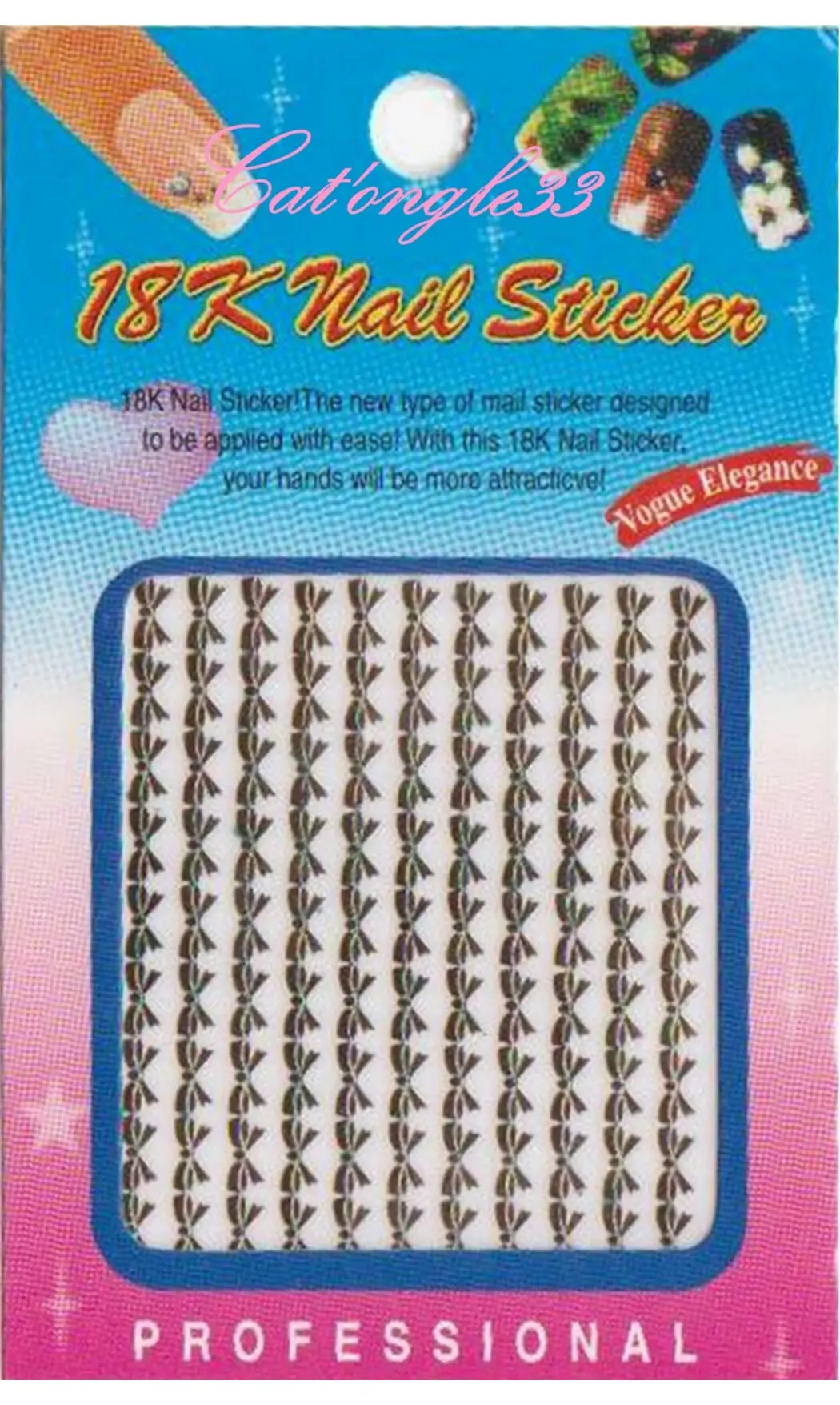 Stickers 18K noeud C08