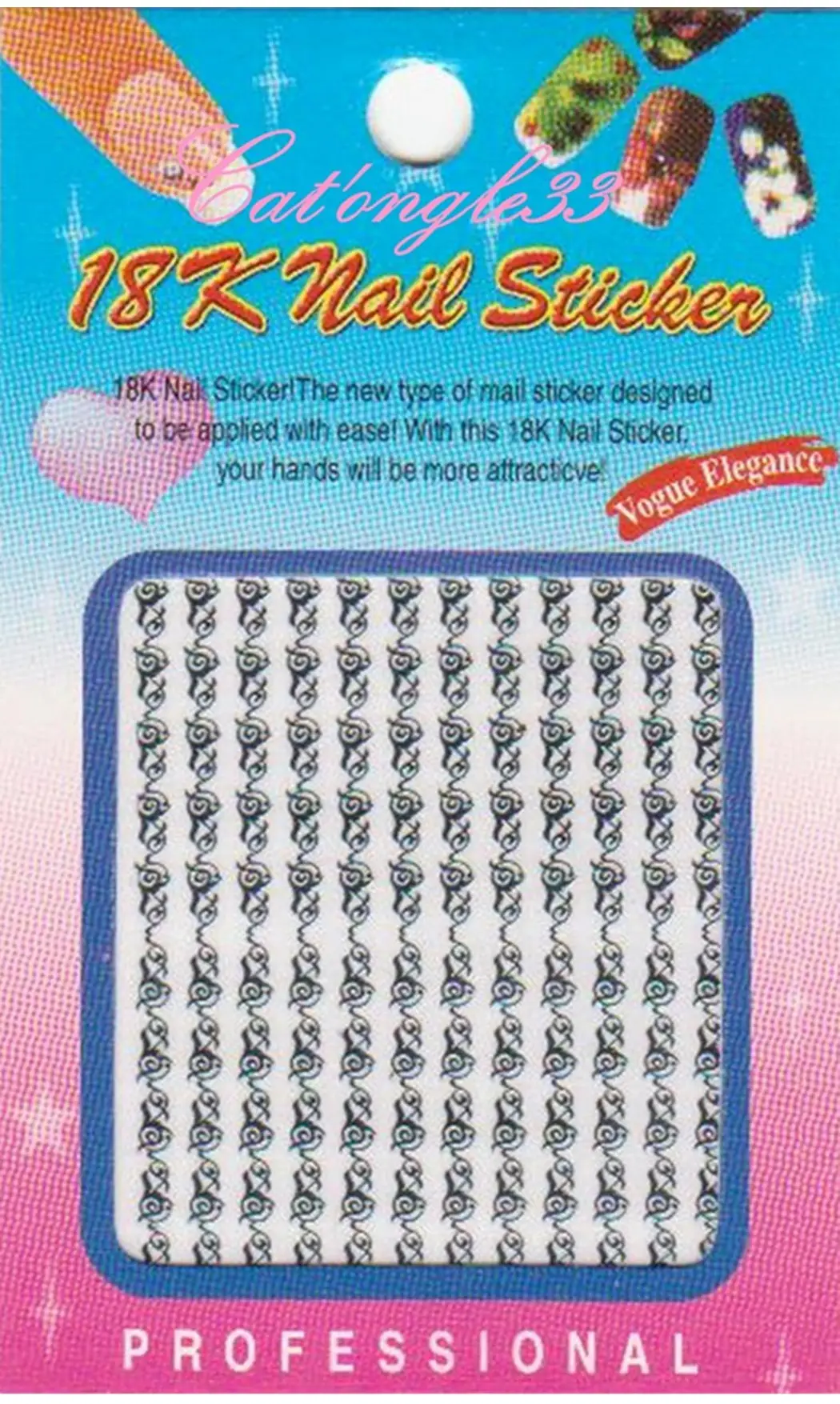 Stickers 18K rose C03