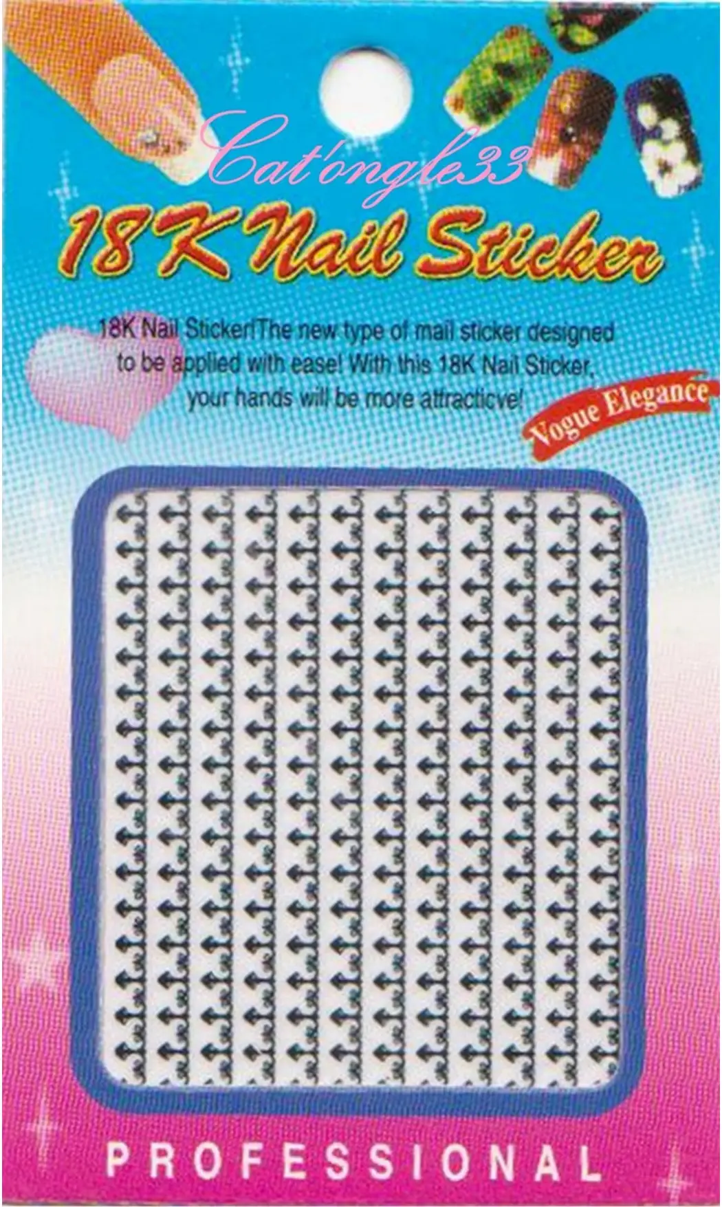 Stickers 18K Argent C11