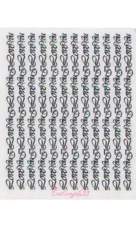 Stickers 18K love you C16