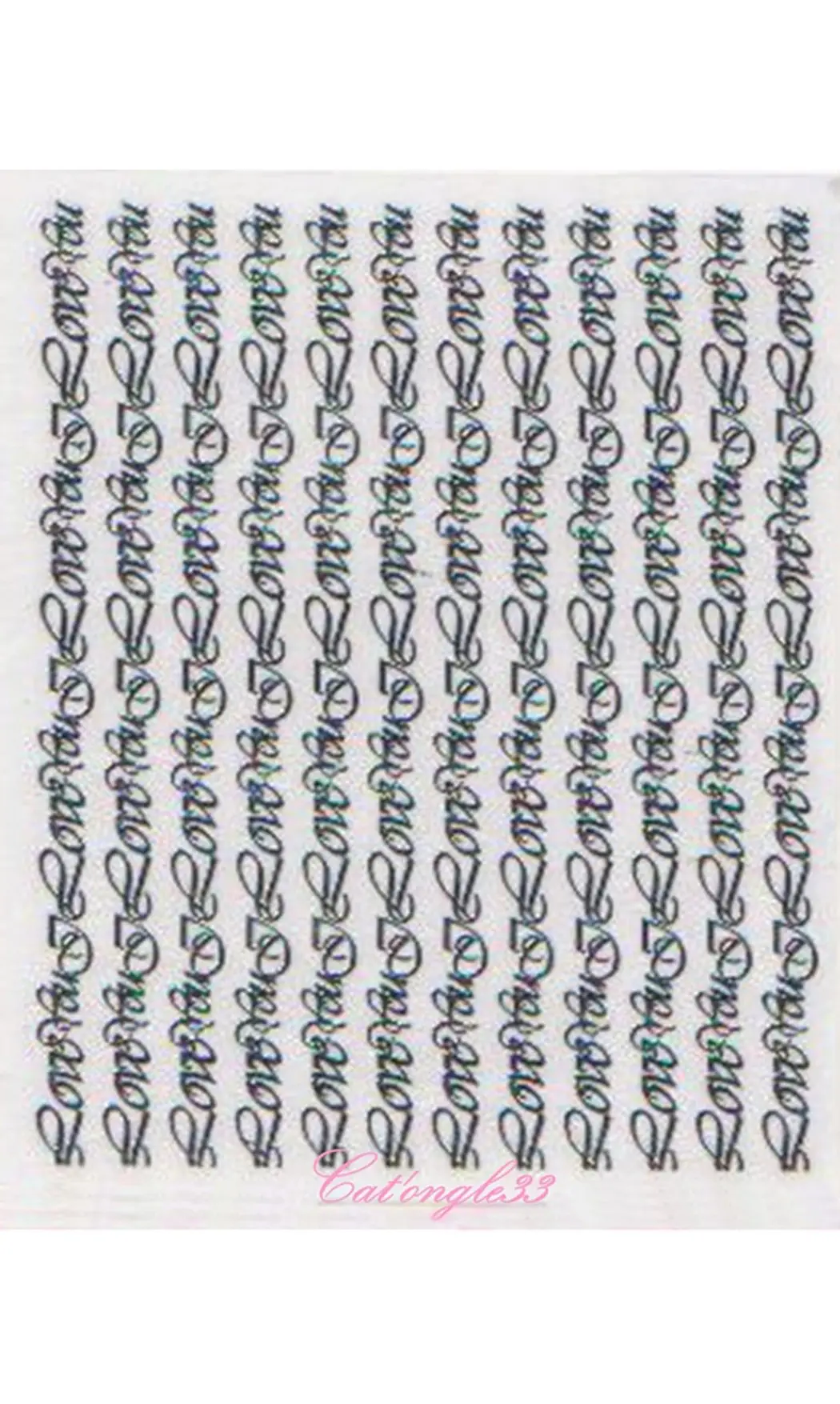 Stickers 18K love you C16