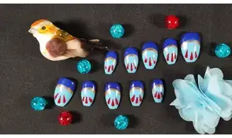 Press on nails Blanche-Neige - Taille L