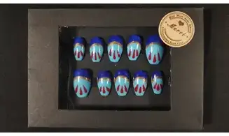 Press on nails Blanche-Neige - Taille L