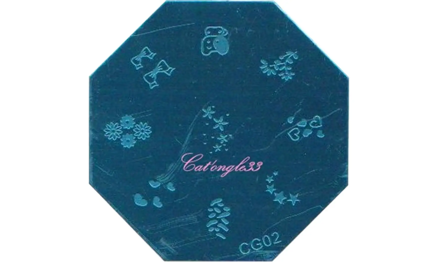 Plaque stamping CG02 nail art