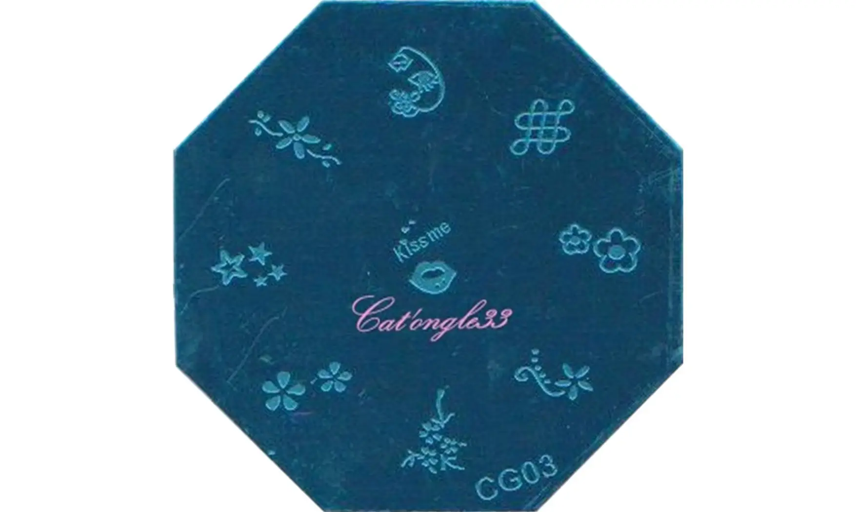 Plaque stamping CG03 nail art