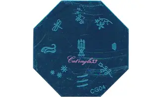 Plaque stamping CG04 nail art
