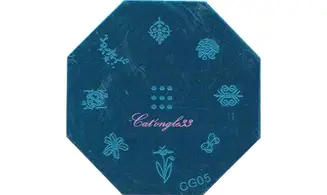 Plaque stamping CG05 nail art