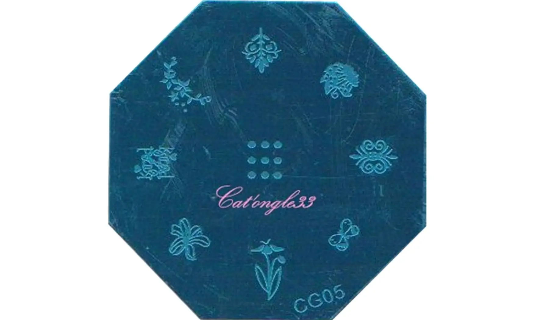 Plaque stamping CG05 nail art