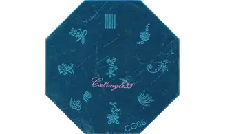 Plaque stamping CG06 nail art