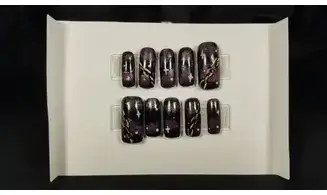 Press on nails Chaine nuit - Taille S