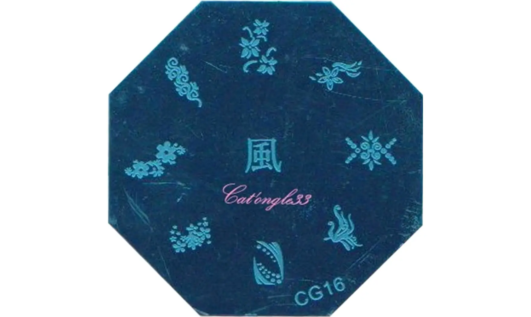 Plaque stamping CG16 nail art