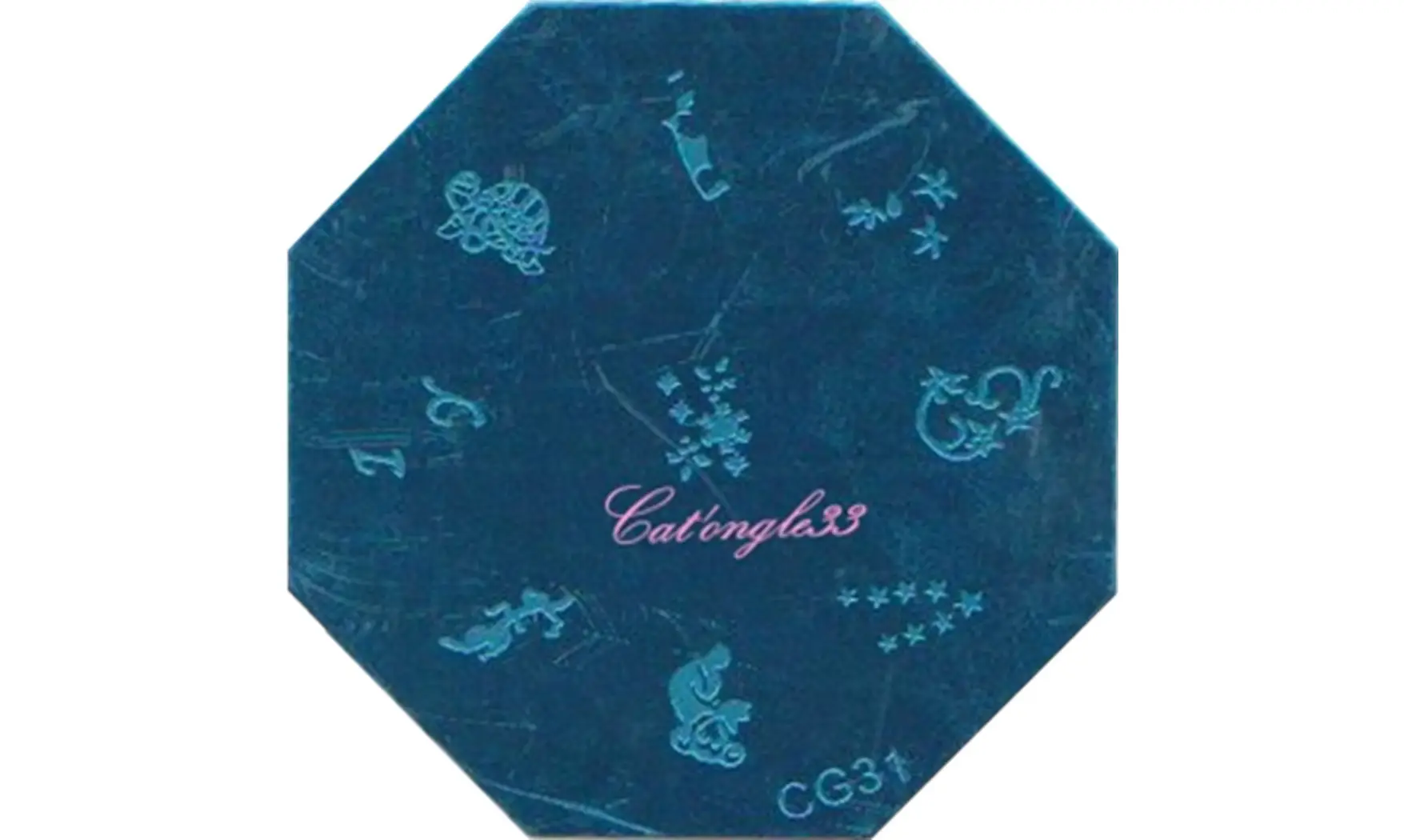 Plaque stamping CG31 nail art