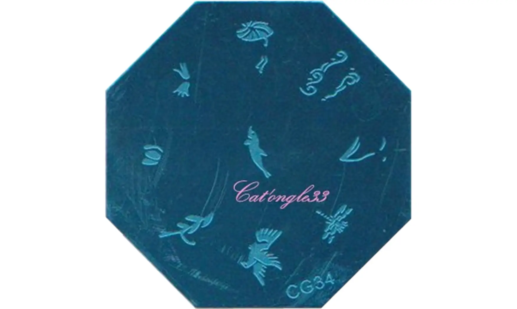Plaque stamping CG34 nail art