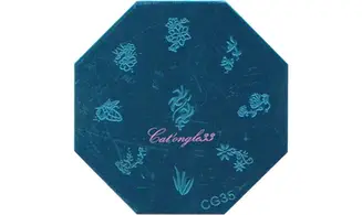 Plaque stamping CG35 nail art