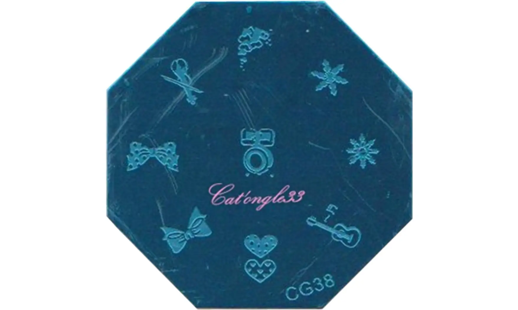 Plaque stamping CG38 nail art