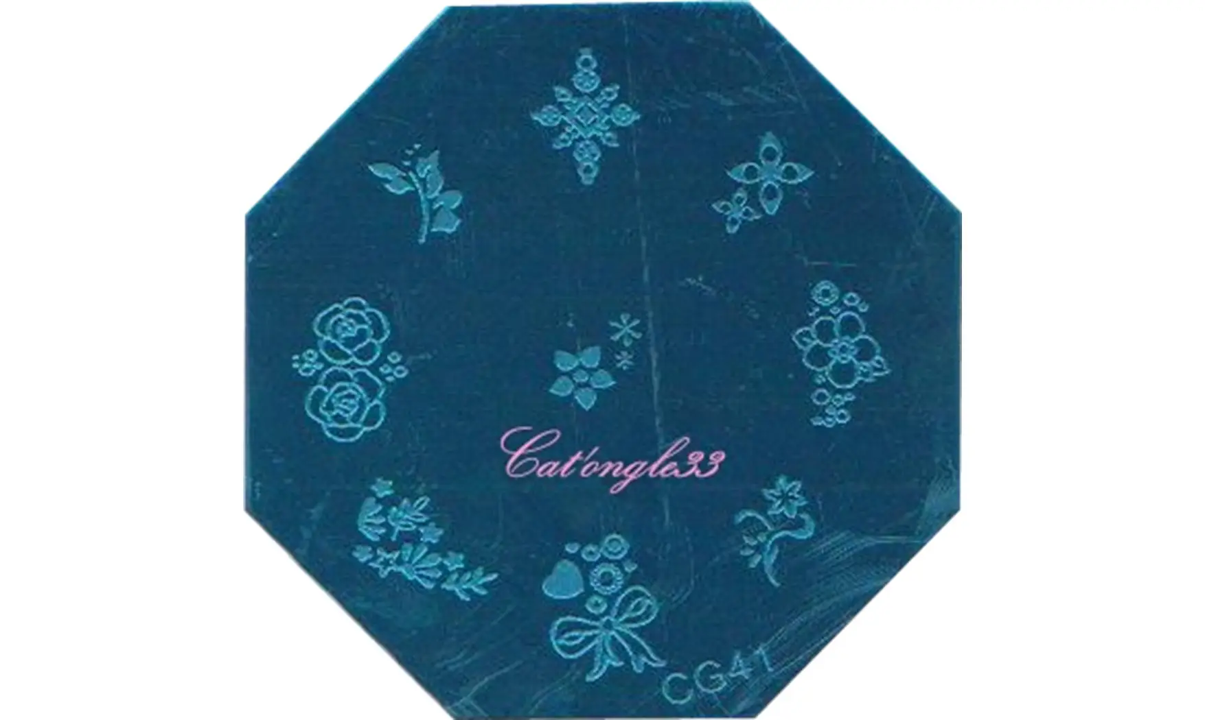 Plaque stamping CG41 nail art