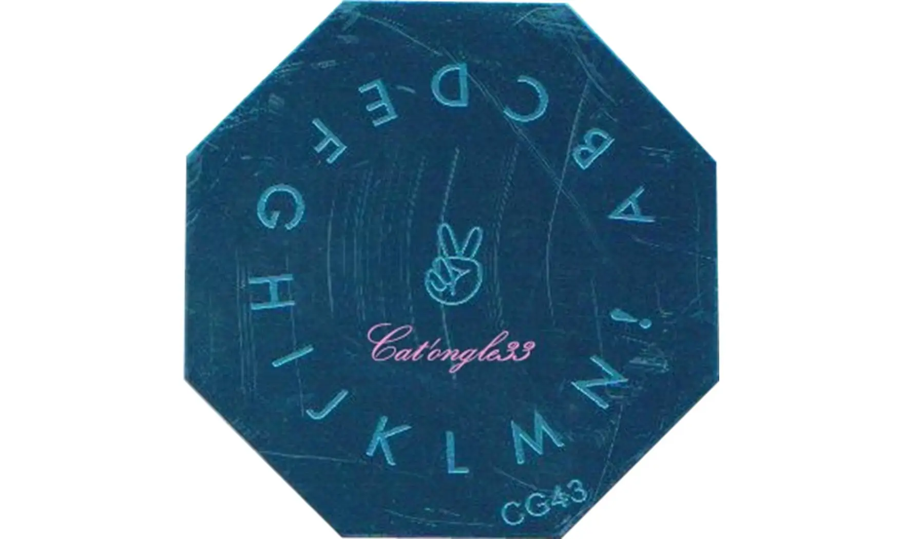 Plaque stamping CG43 nail art