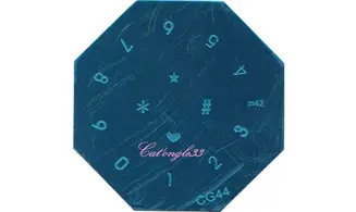 Plaque stamping CG44 nail art