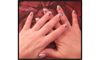 Plaque stamping CG47 nail art