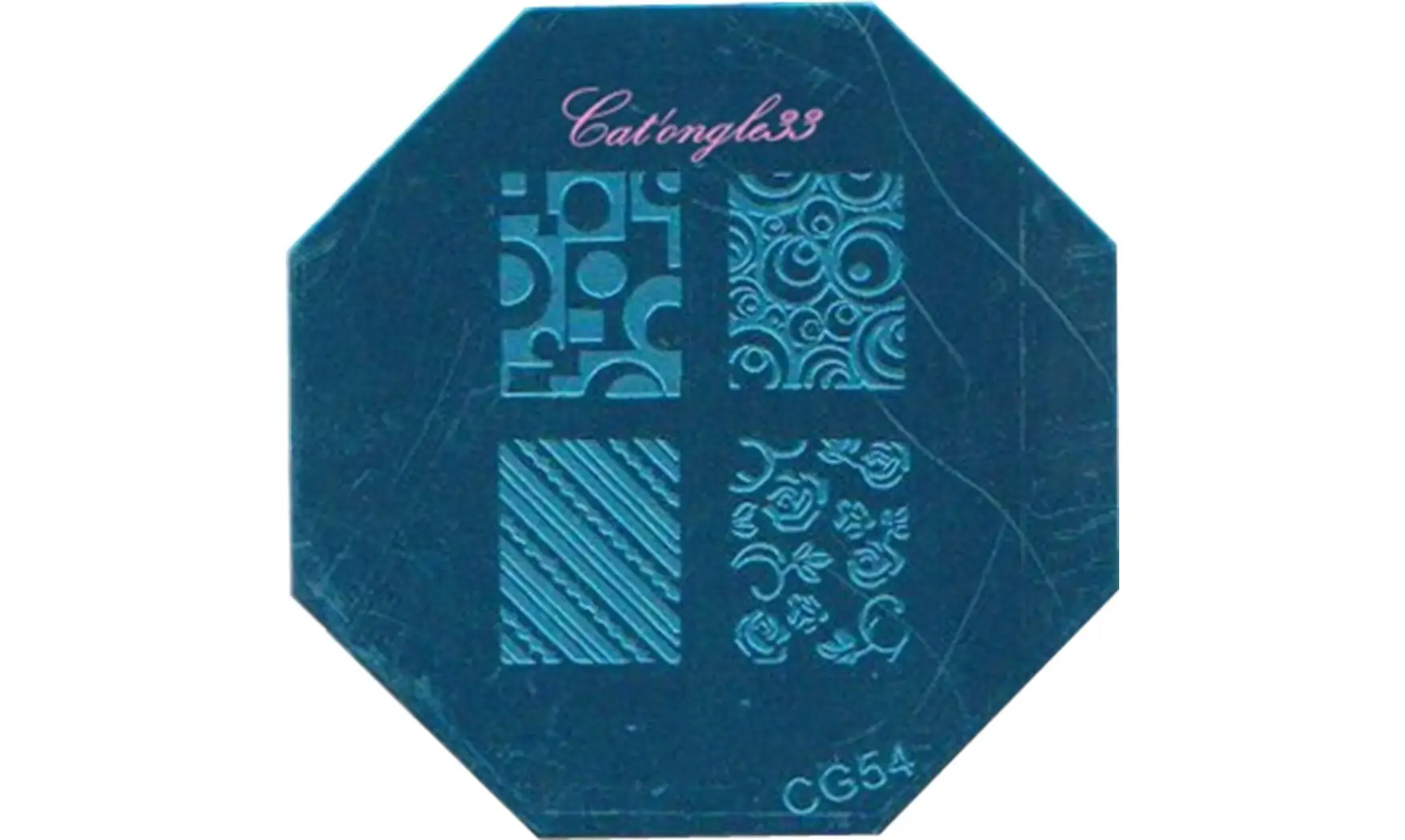 Plaque stamping CG54 nail art