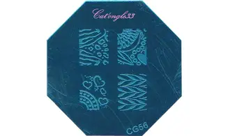 Plaque stamping CG56 nail art