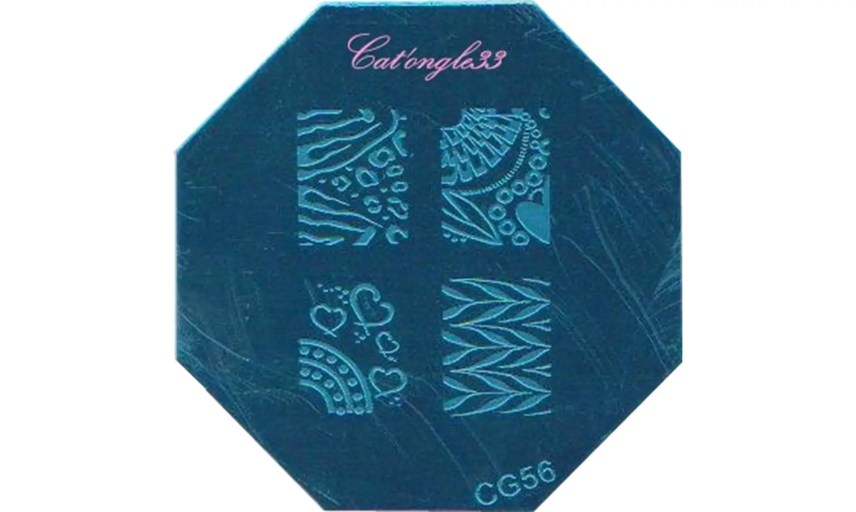 Plaque stamping CG56 nail art