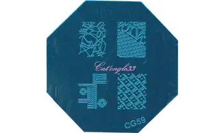 Plaque stamping CG59 nail art