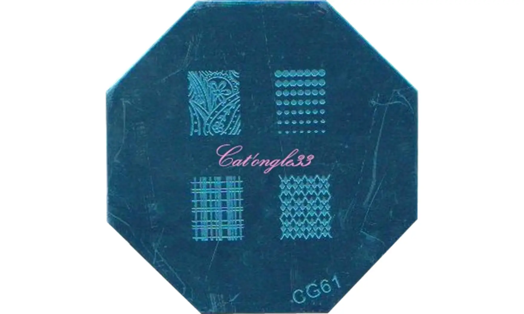 Plaque stamping CG61 nail art