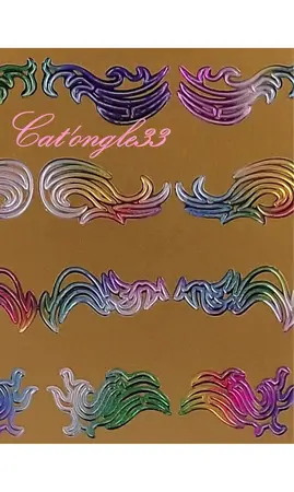 Stickers peel off