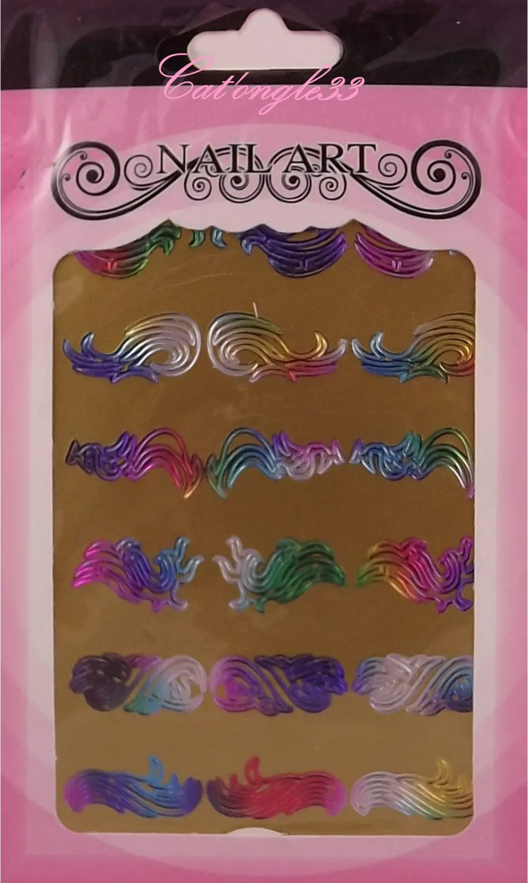 Stickers peel off