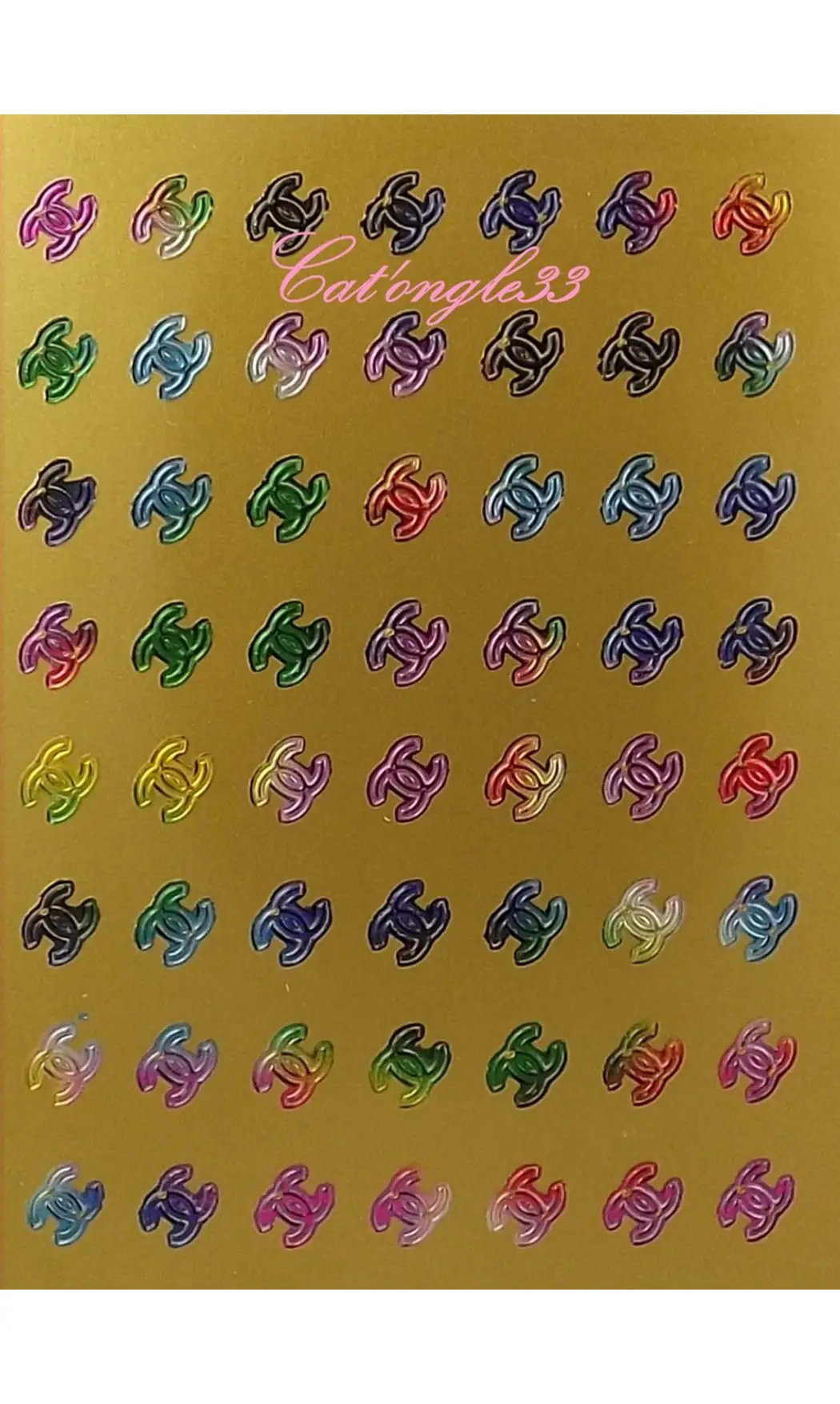 Stickers peel off CC