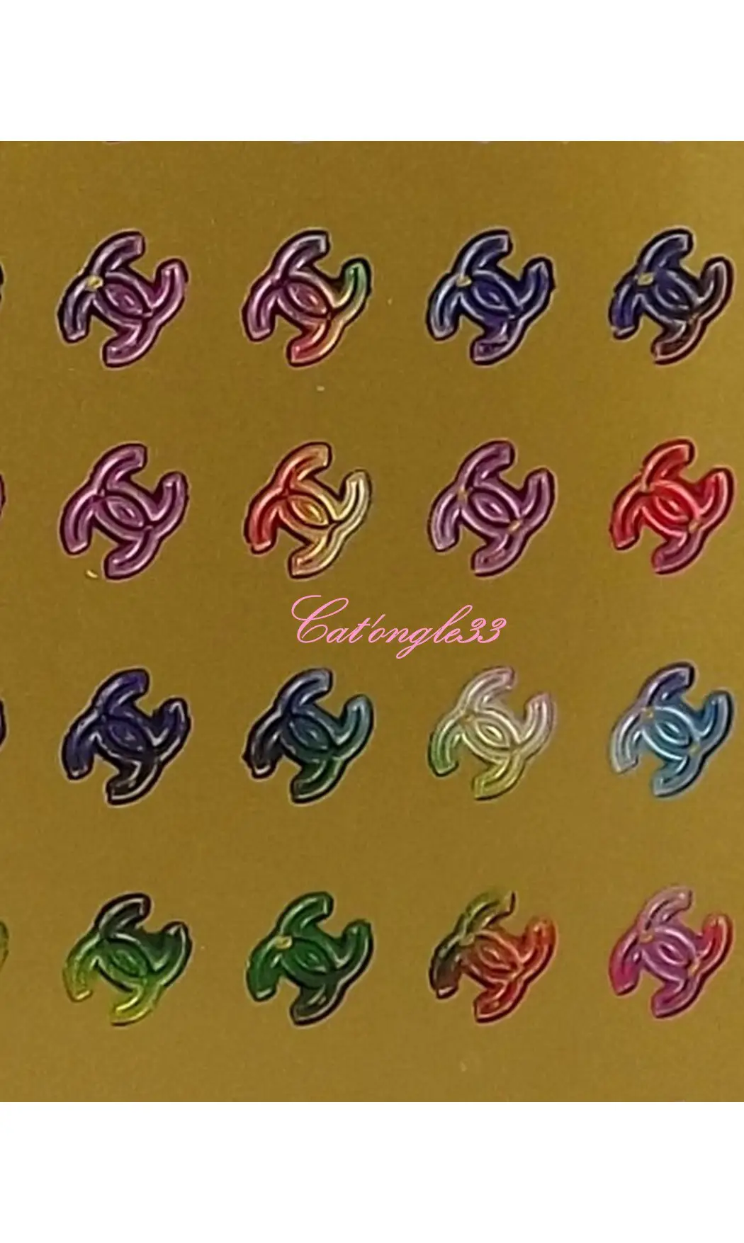 Stickers peel off CC