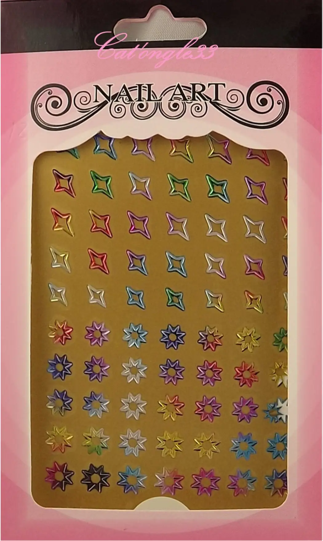 Stickers peel off étoiles